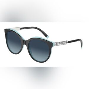 Tiffany & Co. Black polarized sunglasses 4175B.